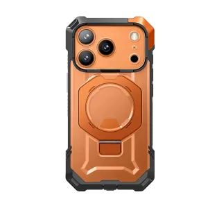 Vivid Detail Textured Surface UB GRIP Series iPhone 17 Pro MagSafe Camera Control Button Phone Case - Coral