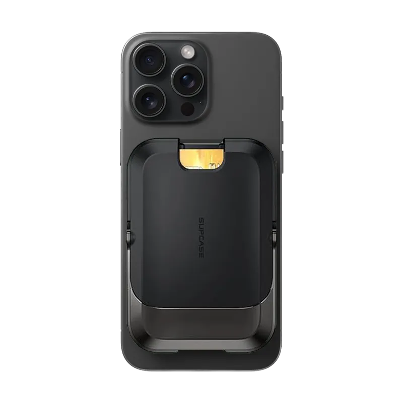 Urban Snap Slot Urban Snap Grab UB Mag Vault Magnetic Wallet with Stand - Carbon Black