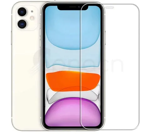 Clear Texture Screen Protector For iPhone, 9H Tempered Glass, Pack of 2