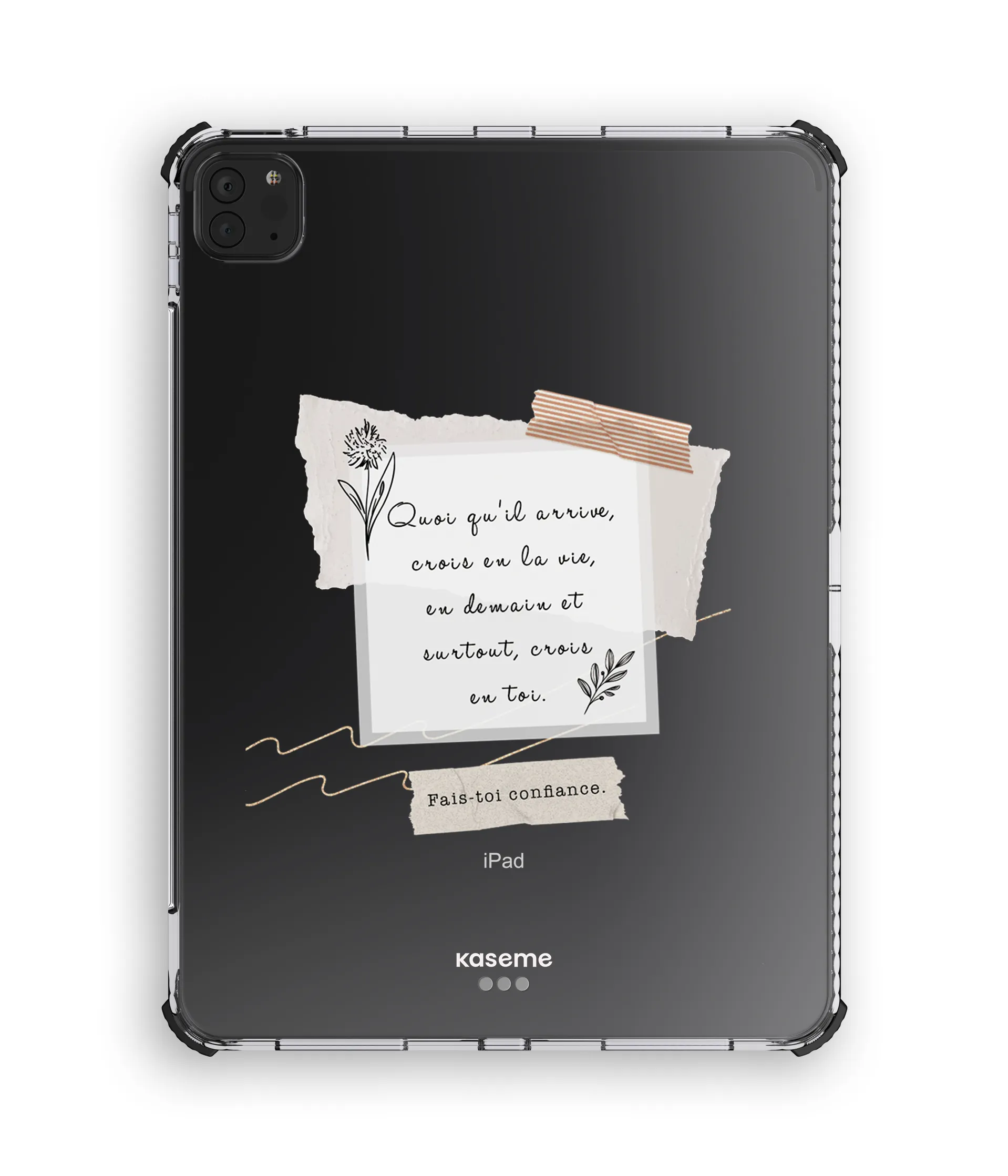 Comfort Grip Foi iPad Clear Case