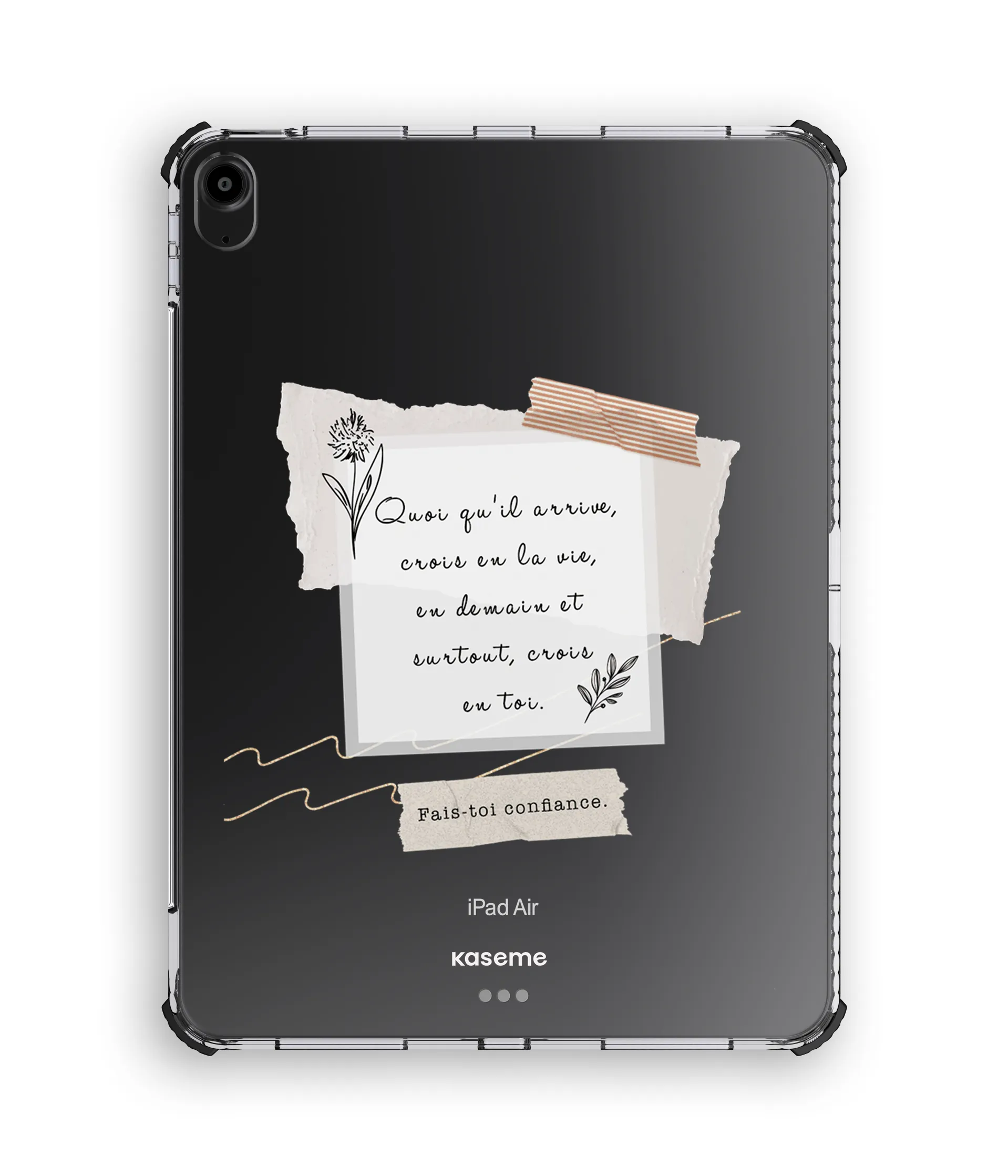 Foi iPad Clear Case study use folio