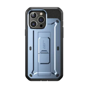 iPhone 14 Pro Max 6.7 inch Unicorn Beetle PRO Rugged Case-Metallic Blue Gloss Layer Finish