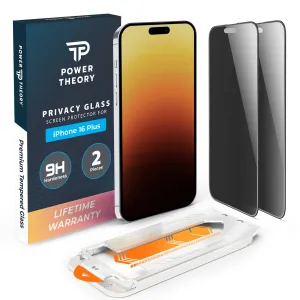iPhone 16 Plus Privacy Screen Protector Shatterproof Temptered Glass Oppo Protector
