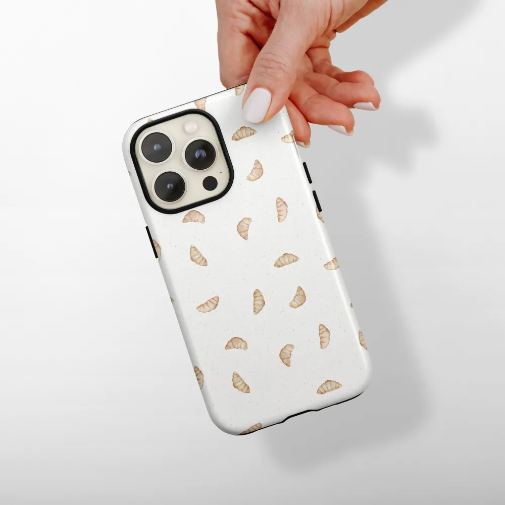 Tough Phone Case - Croissant Club Anti Scratch Layer