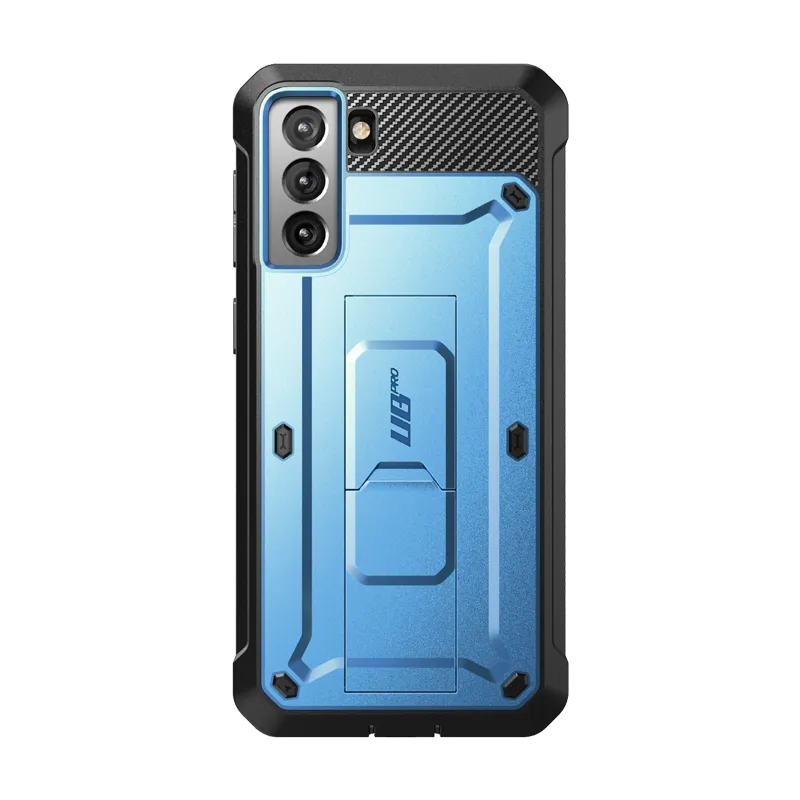 Galaxy S21 Unicorn Beetle Pro Rugged Case-Metallic Blue Universal Fit Rugged Finish