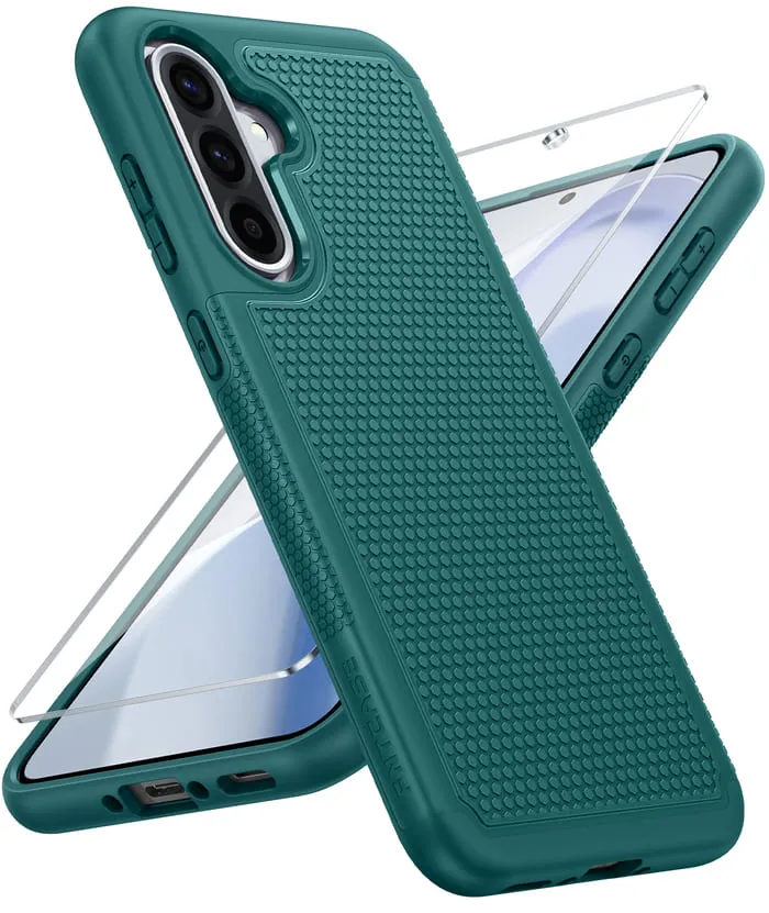 FNTCASE For Samsung Galaxy A56 6.6 inch Shock Protection Cell Phone Case Sturdy Cover with Non-Slip Texture Vivid Finish