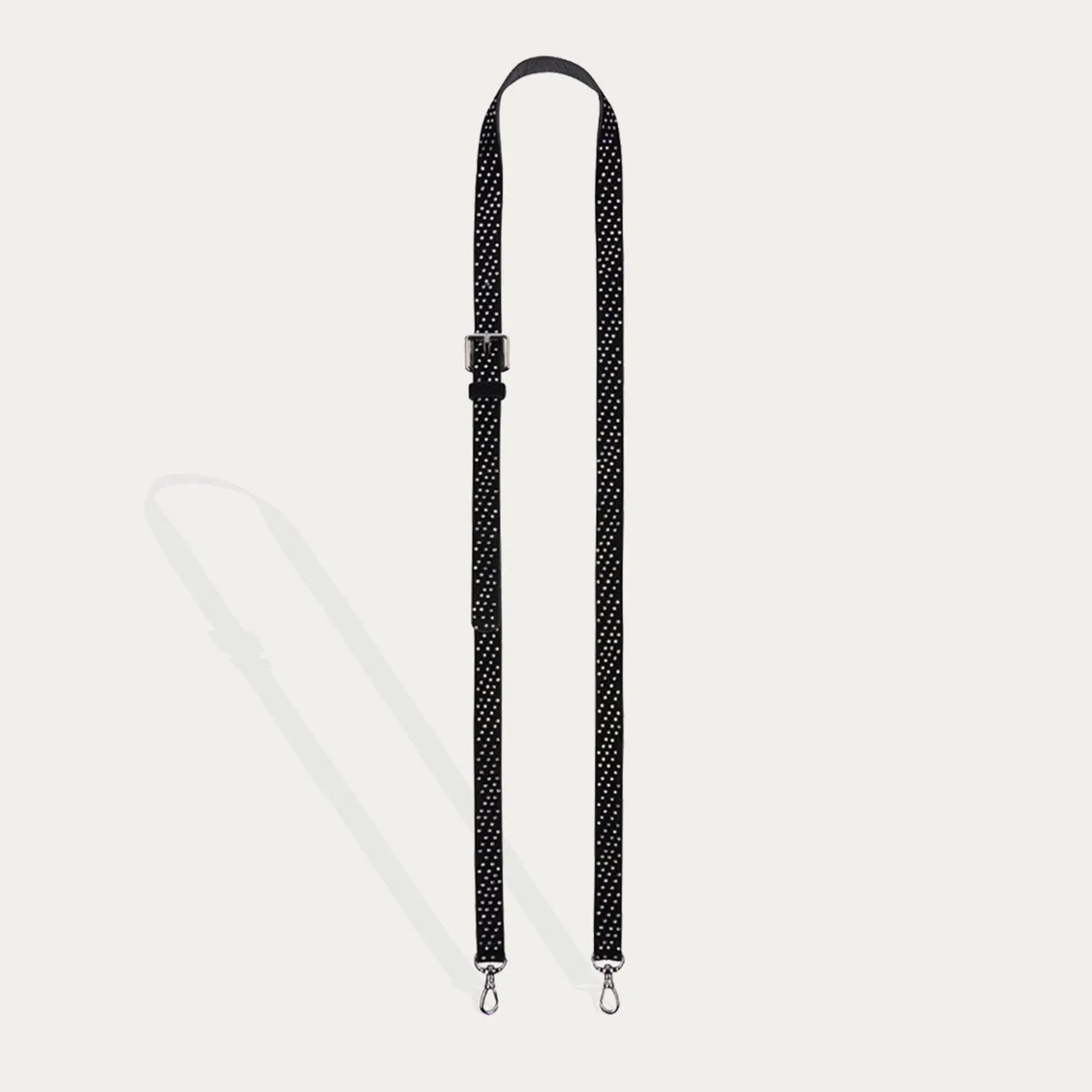 Convenient accessory Hailey Rhinestone Strap Only - Black/Silver