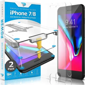iPhone 8 / iPhone 7 Tempered Glass Screen Protector [2-Pack] tablet screen cover