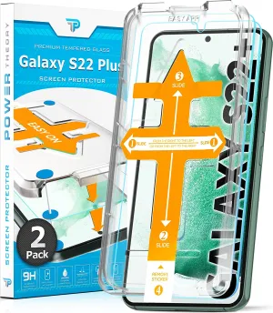 Samsung Galaxy S22 Plus 5G Tempered Glass Screen Protector [2-Pack] Office Device Film Professional Device Film