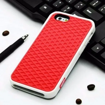 Waffle Silicone Grip Sports Phone Case For iPhone Luxury Feel