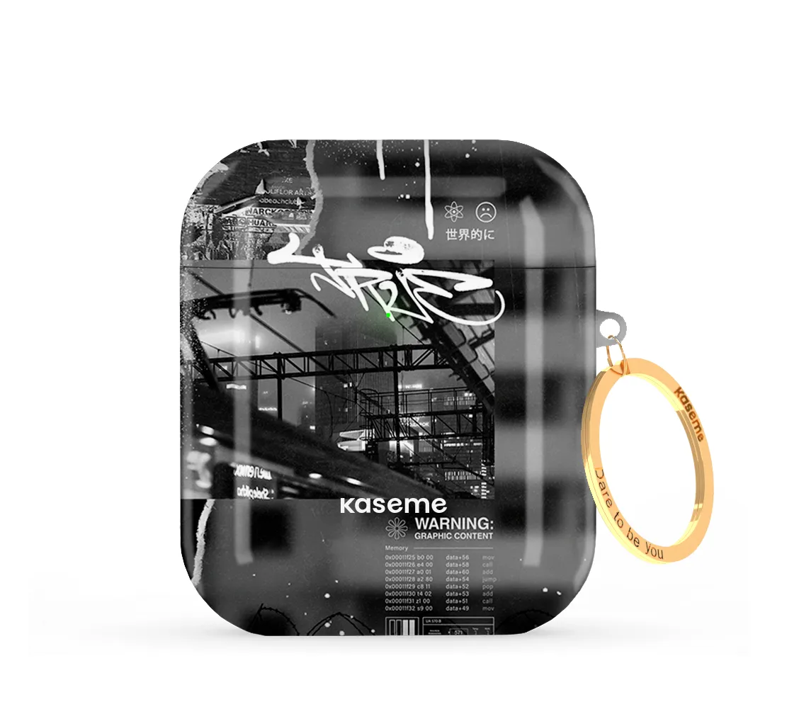 urban lifestyle airpods cover Anti Dust Protector Warning AirPods Case