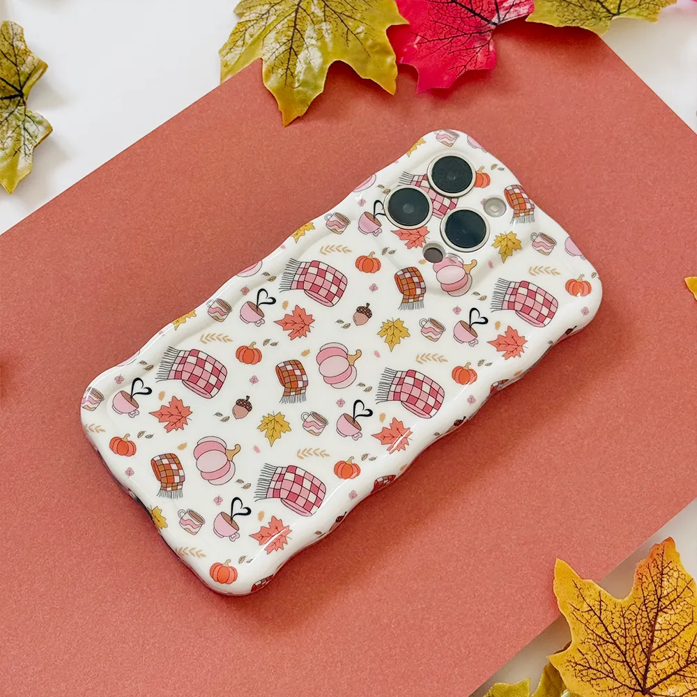 Light Frame Wavy Phone Case - All Things Autumn