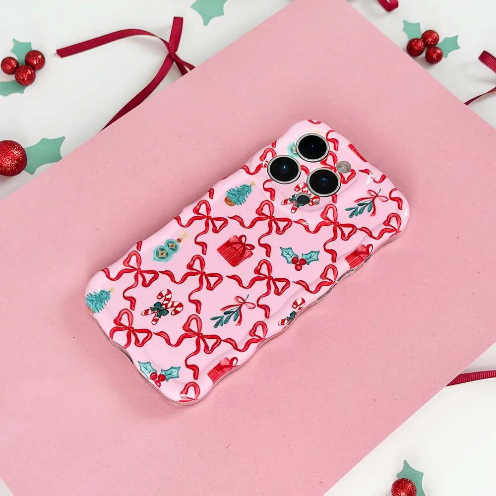 Wavy Phone Case - Christmas Kisses Matte Shield Classic Style