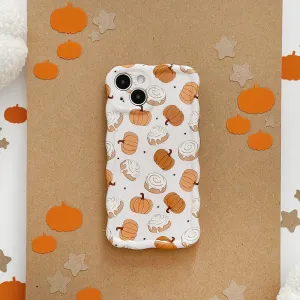 Fashion Accent Wavy Phone Case - Cinnamon Buns