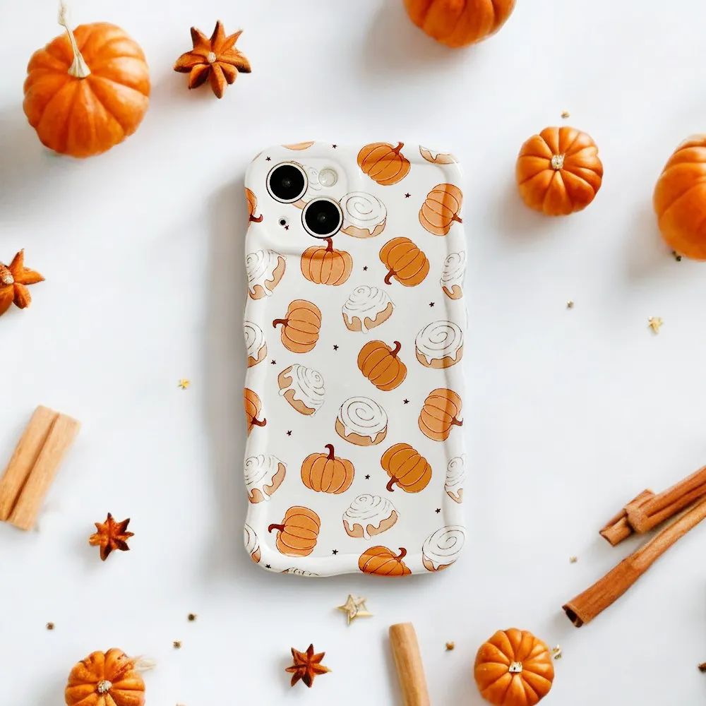 Smooth Form Wavy Phone Case - Cinnamon Buns