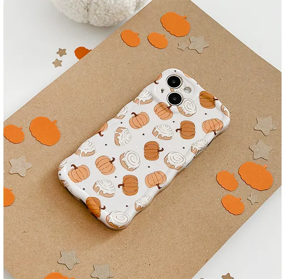 Light Edge Wavy Phone Case - Cinnamon Buns