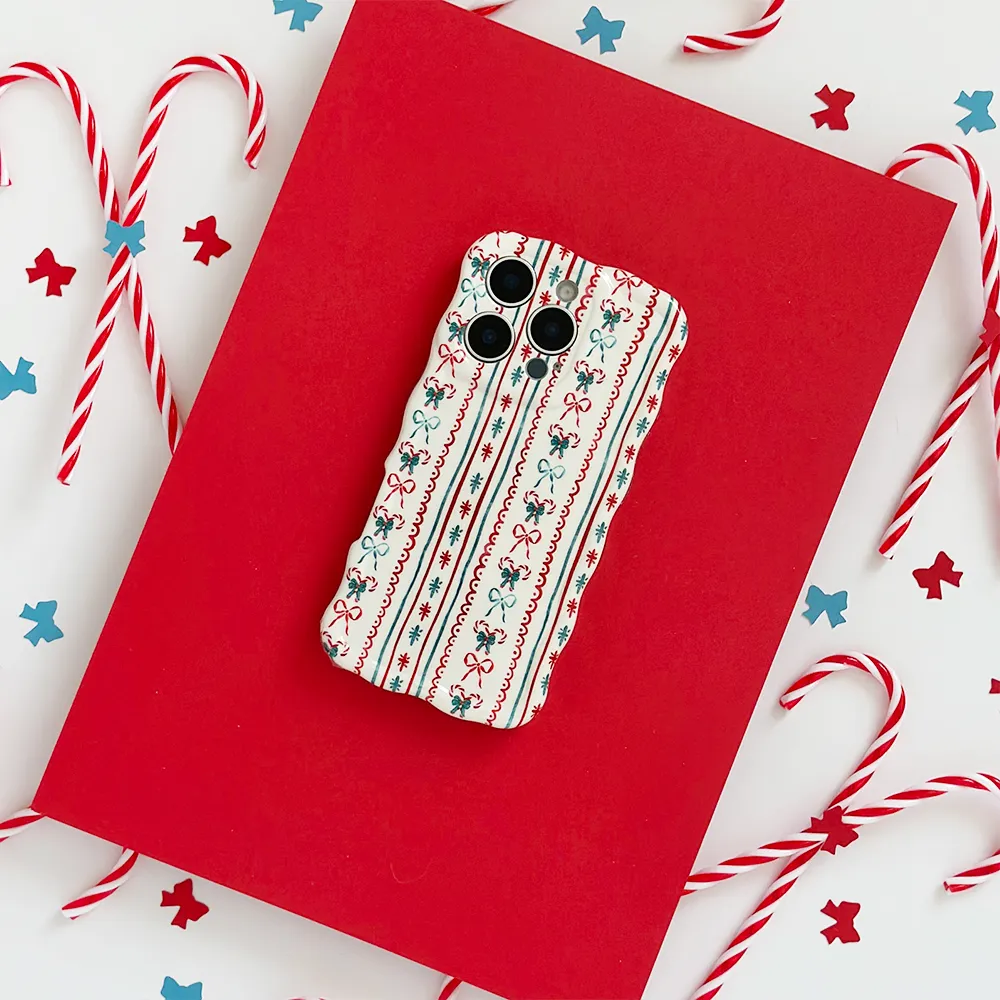 Wavy Phone Case - Let It Bow Soft Feel Sleek Grip