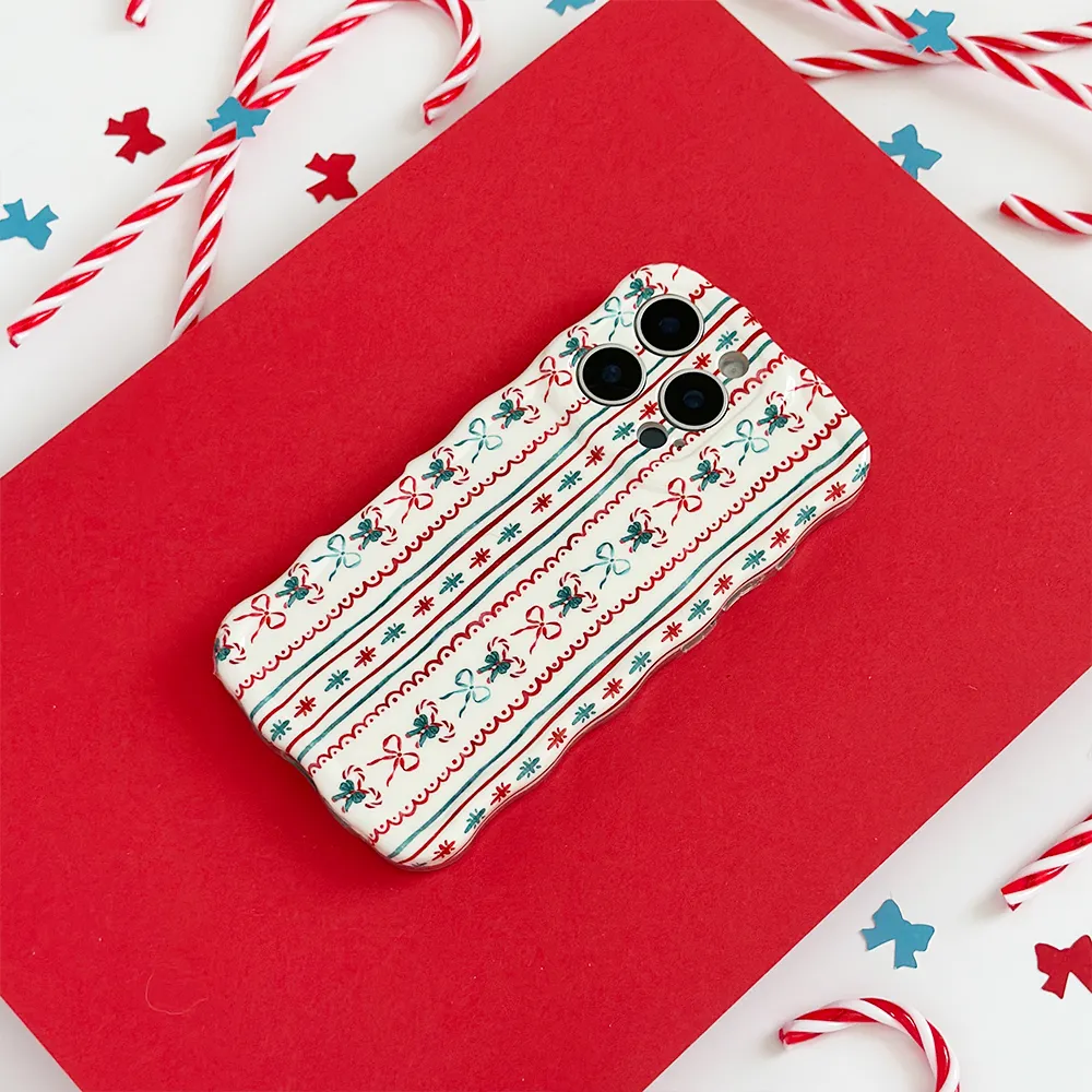 Wavy Phone Case - Let It Bow Shock Absorption Layer