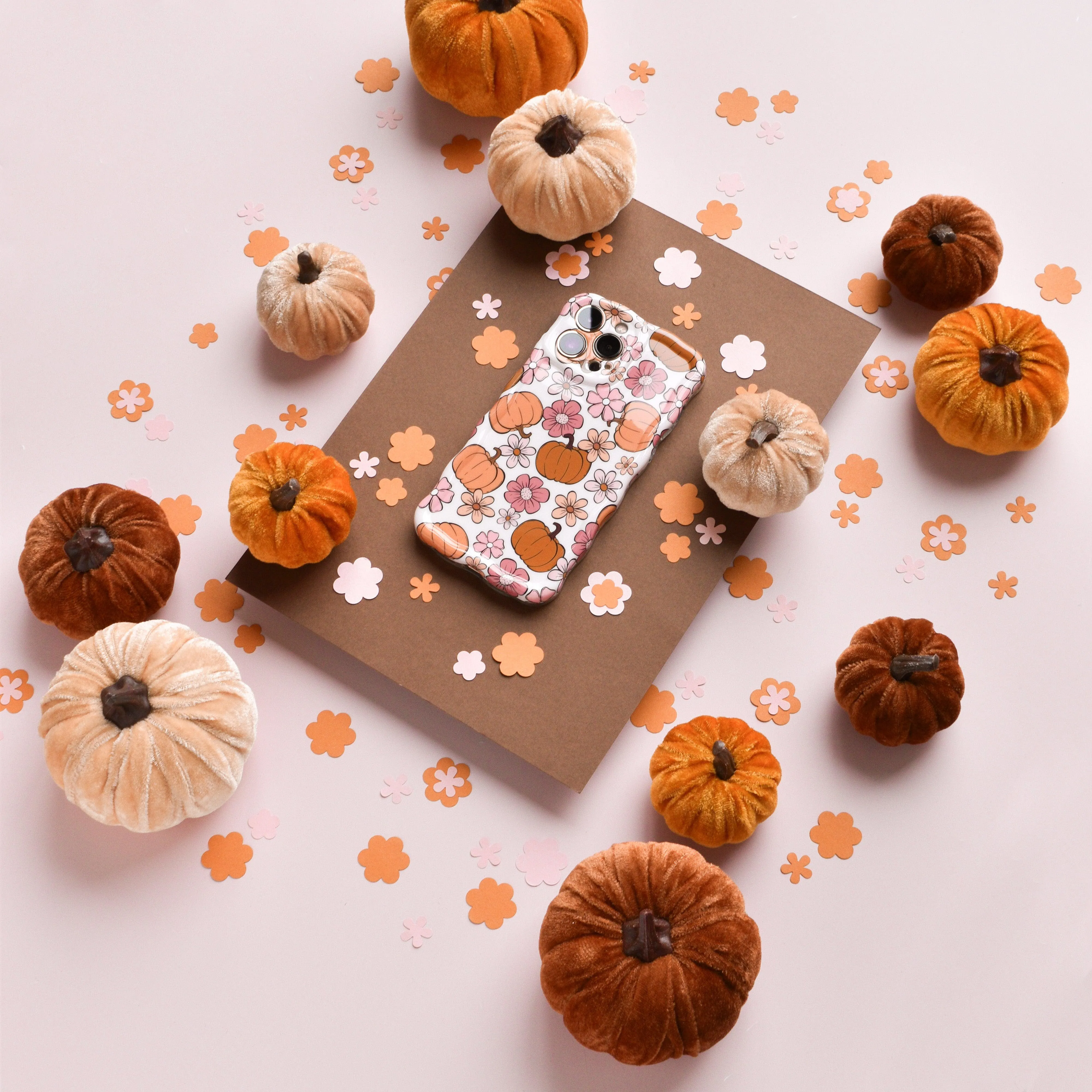 Wavy Phone Case - Pumpkin Meadow Port Protection
