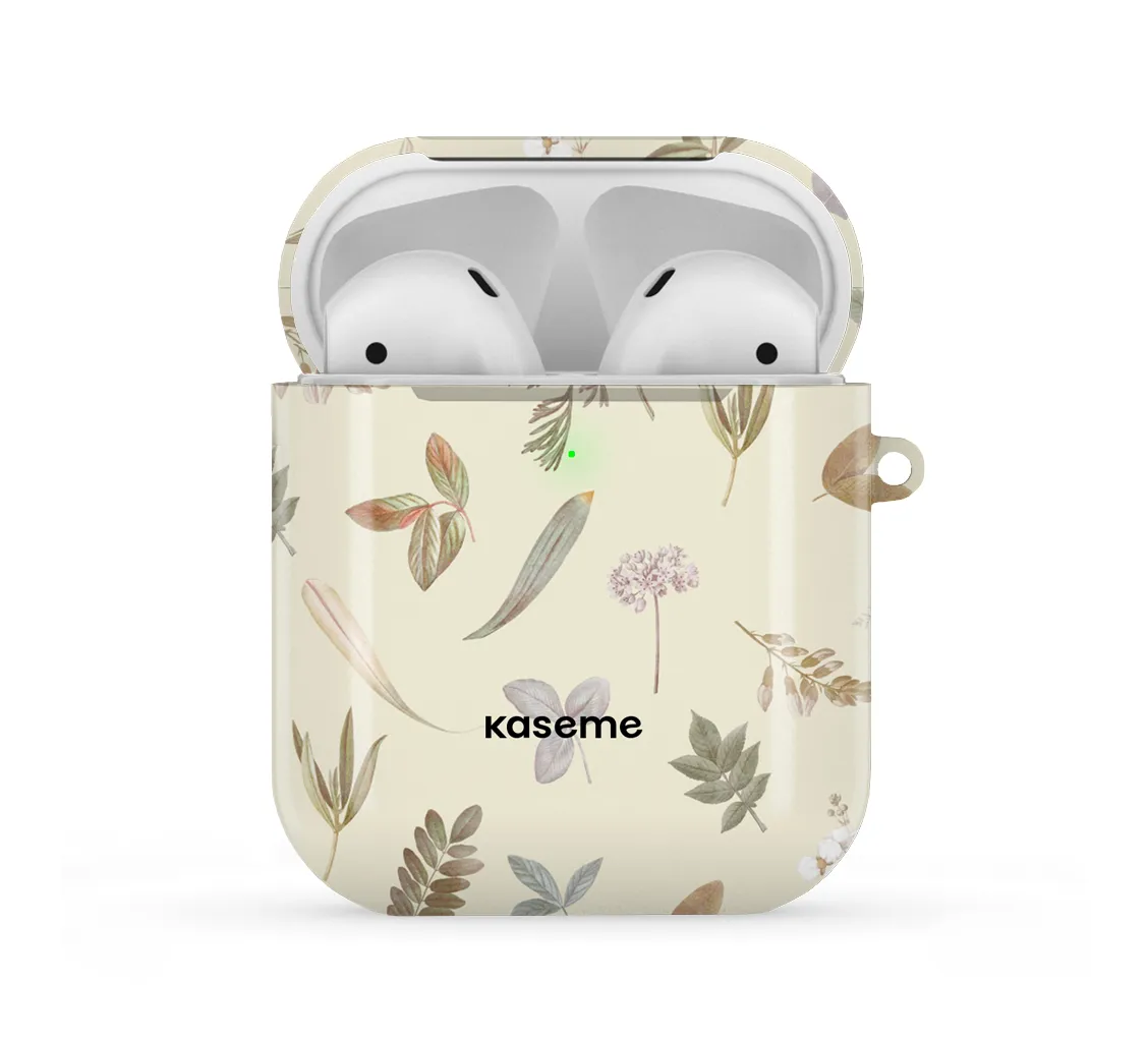 durable soft touch silicone shell Tech Accessory Organizer Ruby Beige AirPods Case