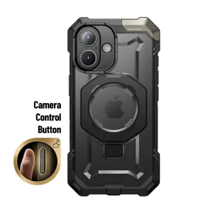 iPhone 16 Plus 6.7 inch UB Grip MagSafe Camera Control Button Phone Camera Control Button Case-Black Scratch Block